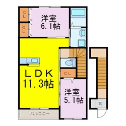 イーストドリームの物件間取画像